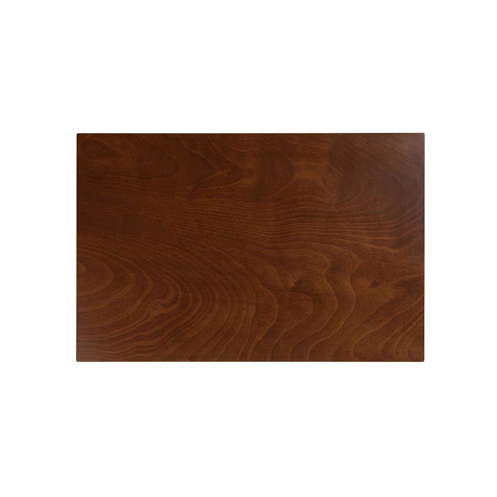 Baxton Studio Eveline Modern Walnut Brown Finished Wood 43-Inch Dining Table. Picture 5