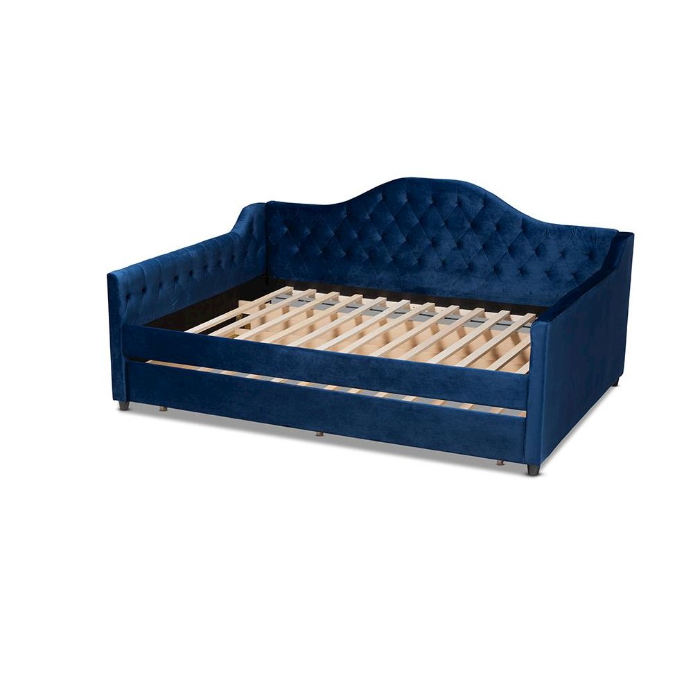Button Tufted Full Size Daybed with Trundle. Picture 4