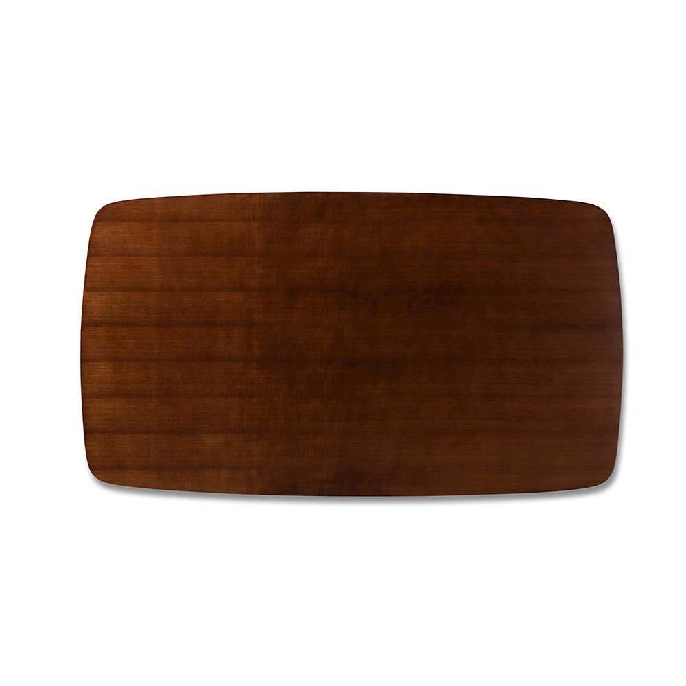 Baxton Studio Edna Mid-Century Modern Walnut Finished Wood Dining Table. Picture 4