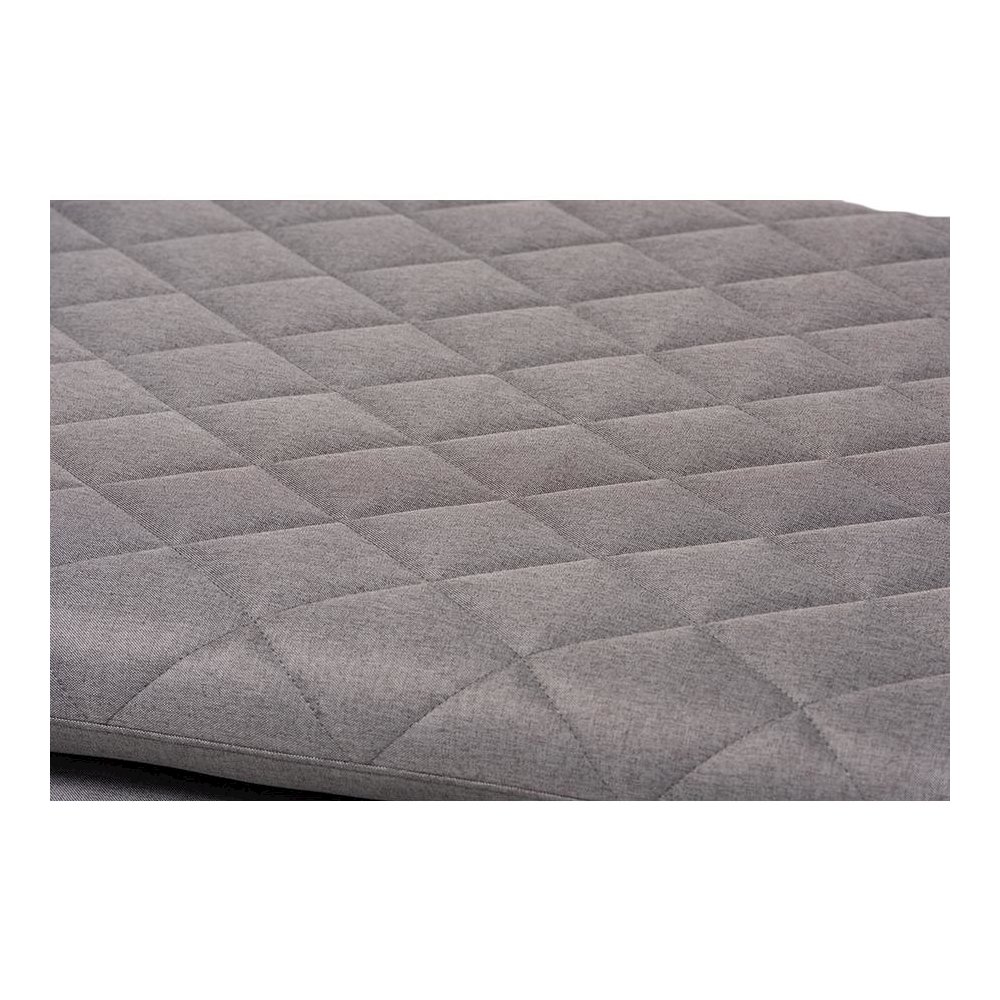 Marit Mid-Century Modern Grey Fabric Upholstered Walnut Finished Wood Daybed. Picture 4