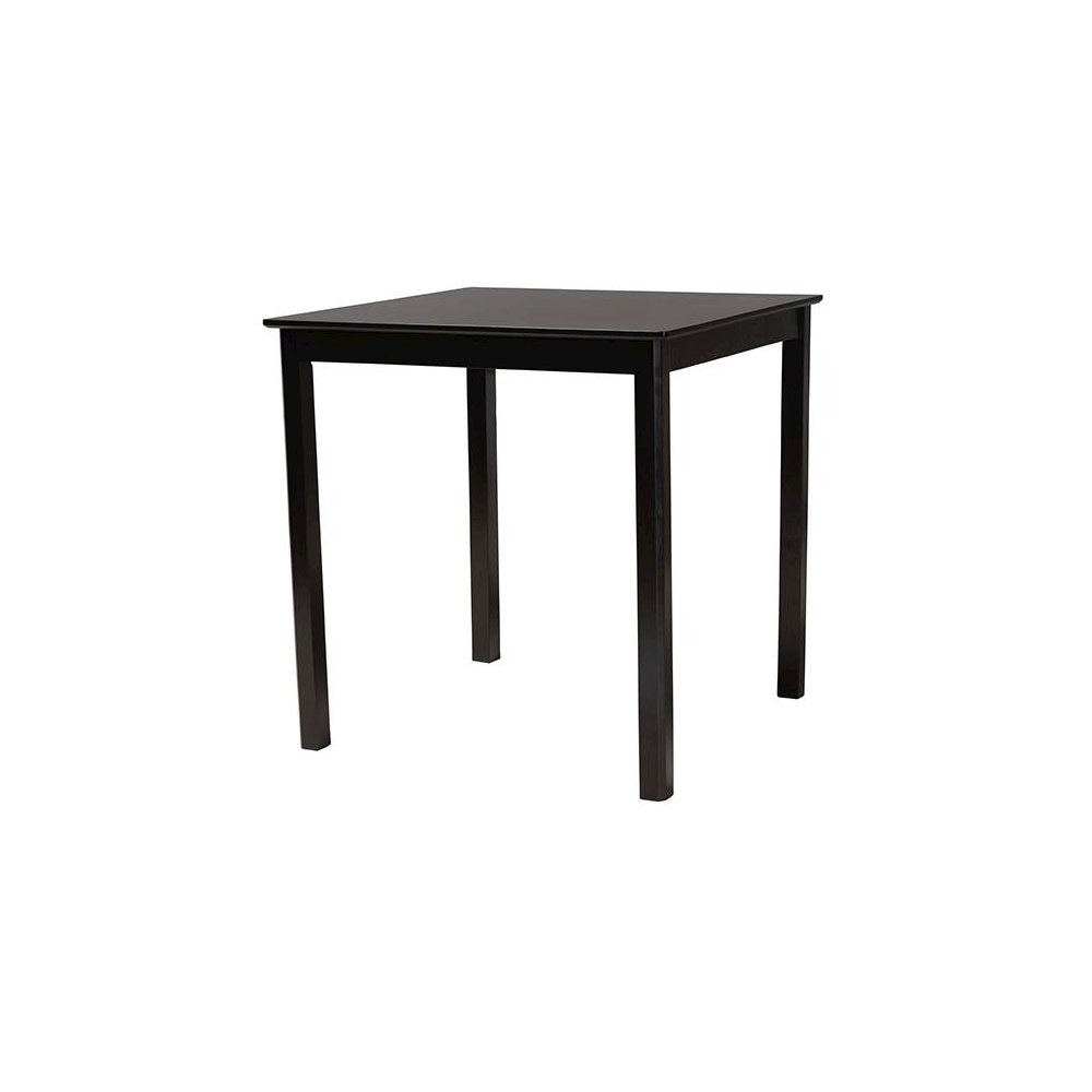 Lenoir Modern Espresso Brown Finished Wood Counter Height Pub Table. Picture 1