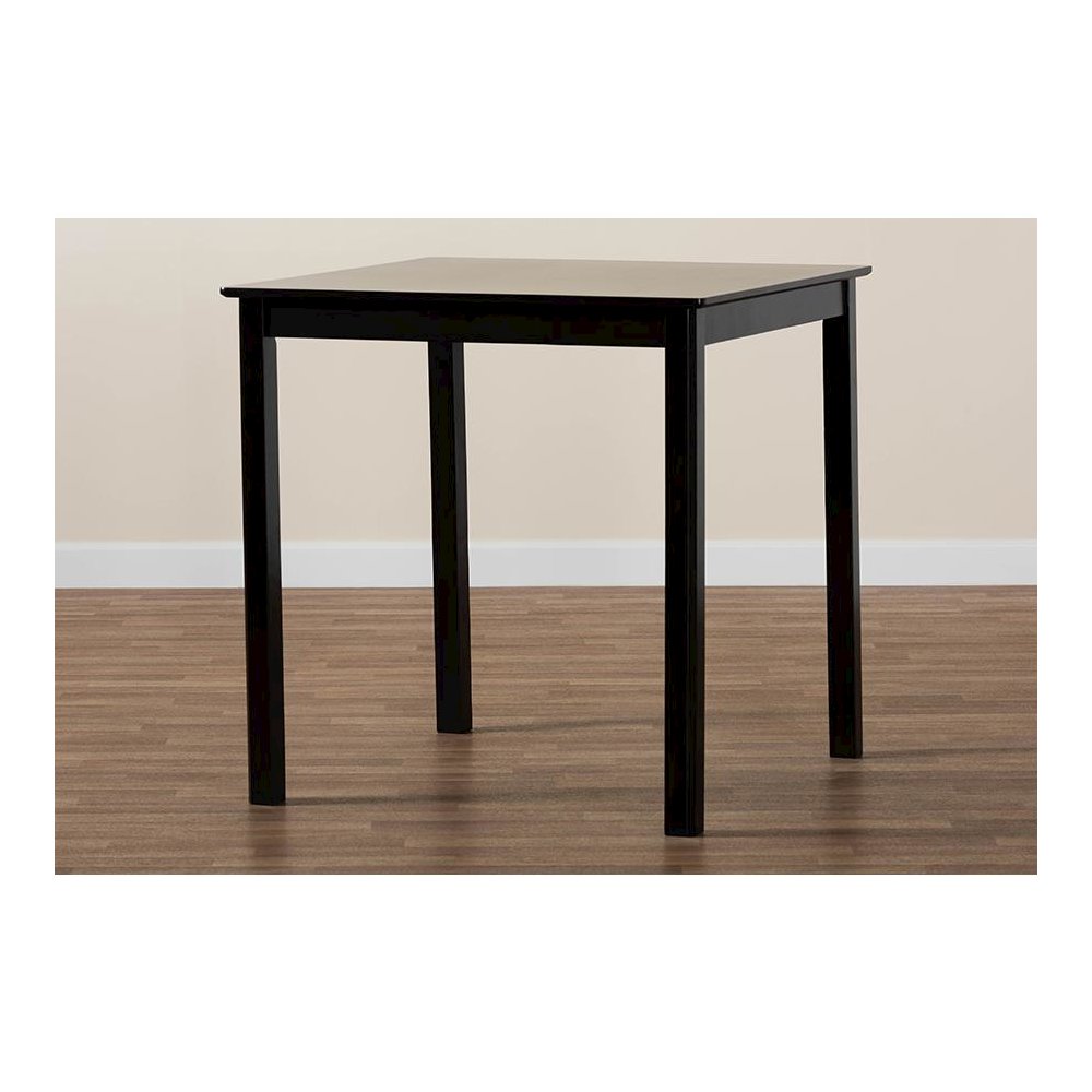 Lenoir Modern Espresso Brown Finished Wood Counter Height Pub Table. Picture 7