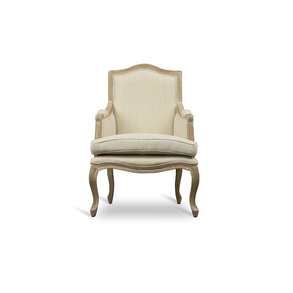 Baxton Studio Nivernais Wood Traditional French Accent Chair. Picture 1