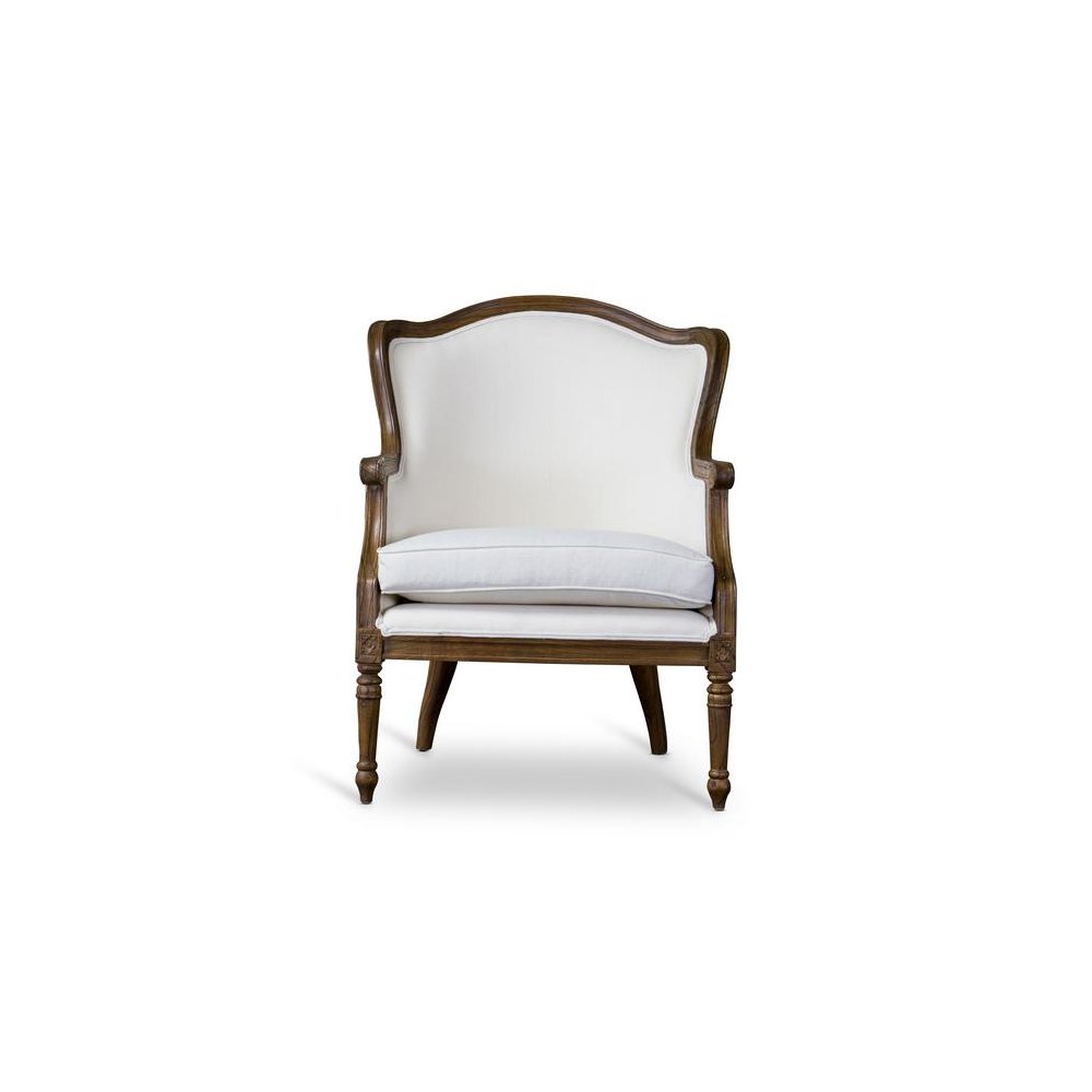 Baxton Studio Charlemagne Traditional French Accent Chair-. Picture 1