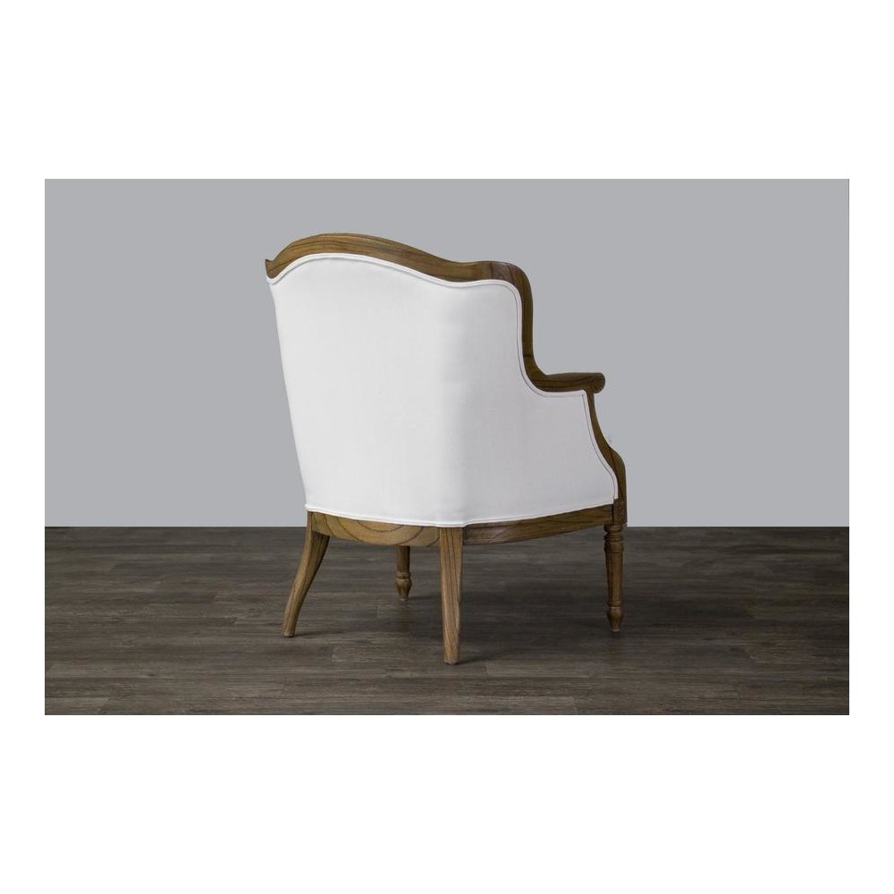 Baxton Studio Charlemagne Traditional French Accent Chair-. Picture 4