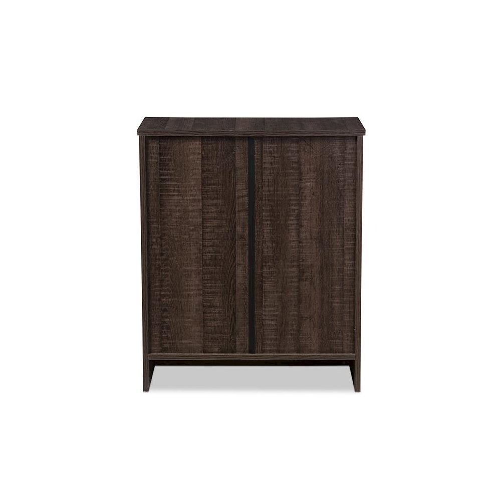 Decon Modern and Contemporary Espresso Brown Wood 3-Drawer Storage Chest. Picture 3