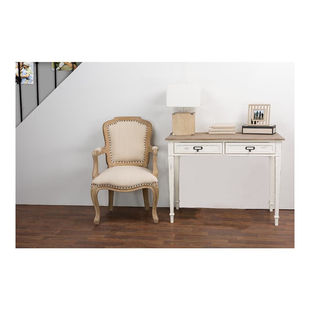 Baxton Studio Dauphine Traditional French Accent Writing Desk. Picture 6