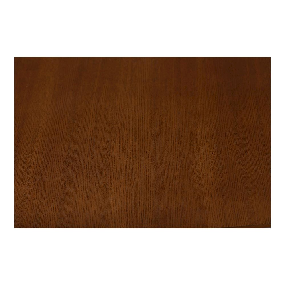 Flora Mid-Century Modern "Oak" Medium Brown Finishing Wood Dining Table. Picture 4