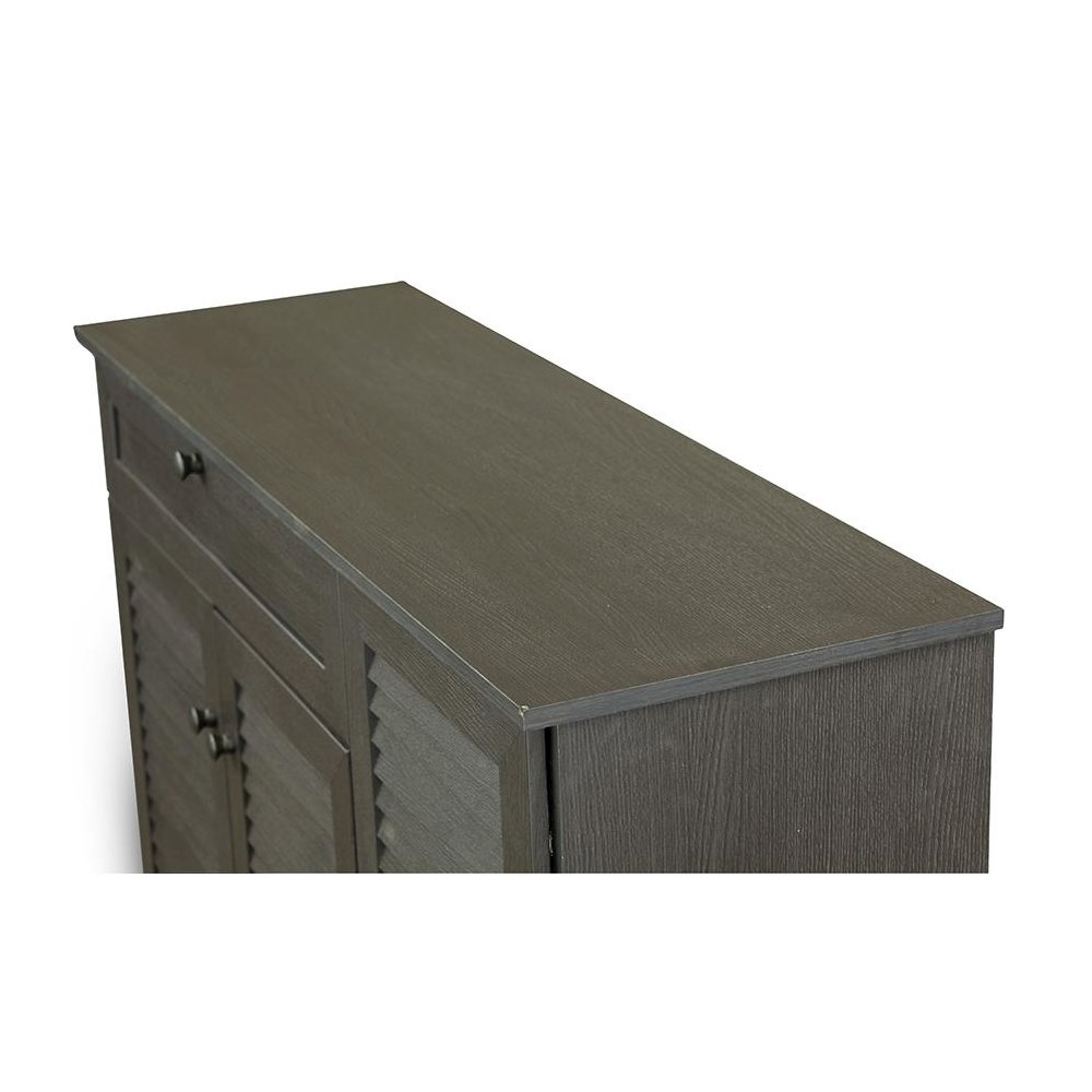 Baxton Studio Pocillo Wood Shoe Storage Cabinet. Picture 7