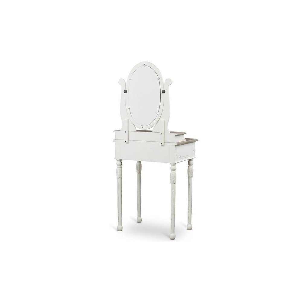 Baxton Studio Anjou Traditional French Accent Dressing Table with Mirror. Picture 6