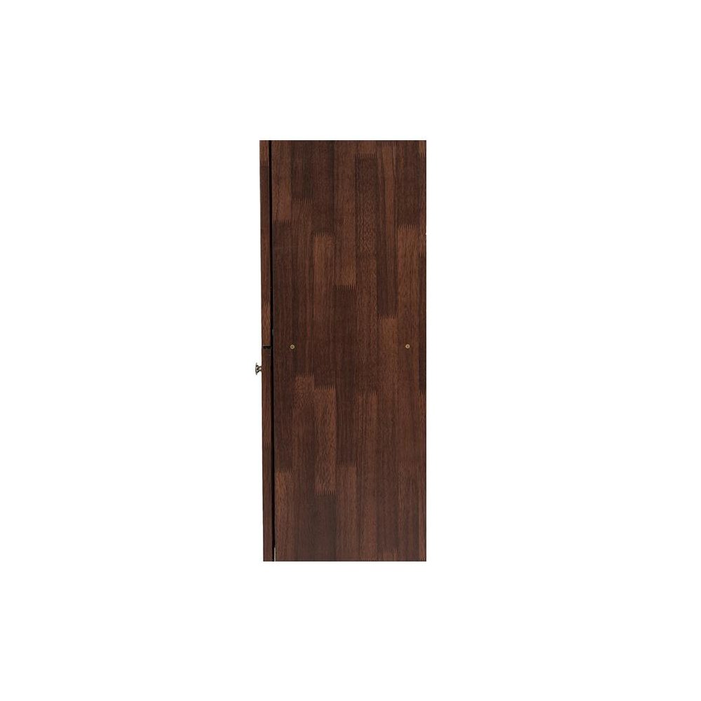 4-Door Oak Brown Wooden Entryway Shoes Storage Tall Cabinet. Picture 6