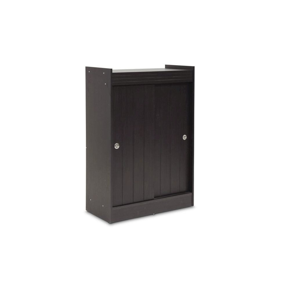 Baxton Studio Espresso Shoe-Rack Cabinet. Picture 5