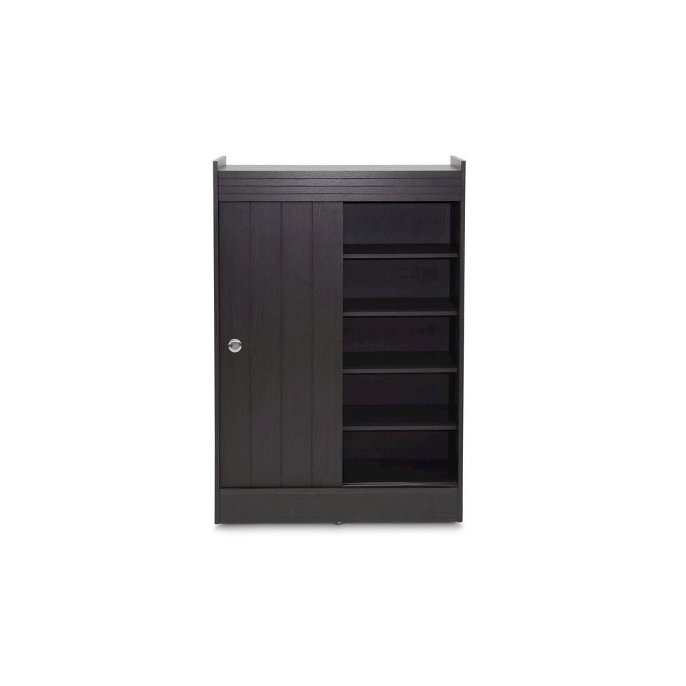Baxton Studio Espresso Shoe-Rack Cabinet. Picture 2