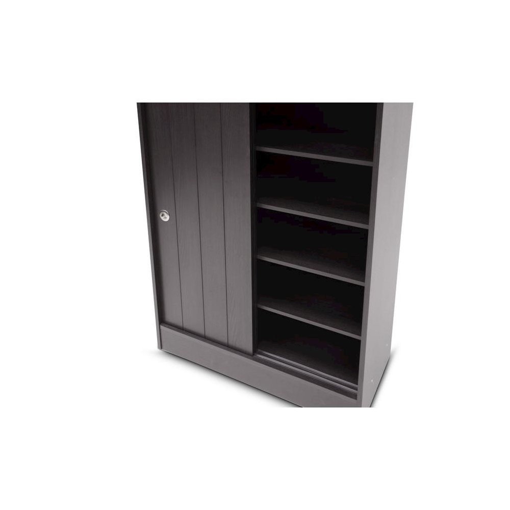 Baxton Studio Espresso Shoe-Rack Cabinet. Picture 4