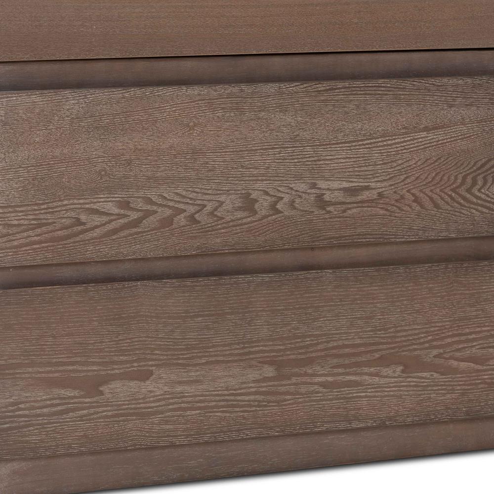 Antique Oak Finished Wood 4-Drawer Twin Size Storage Bed. Picture 18