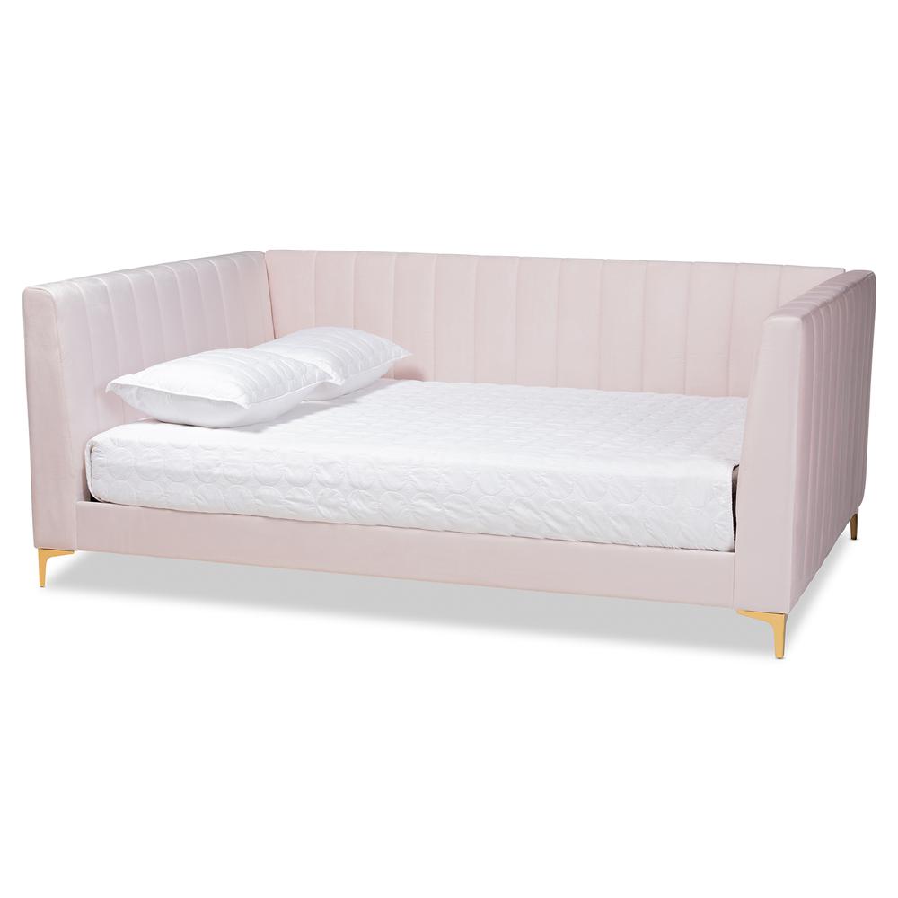 Gold Finished Full Size Daybed. Picture 9