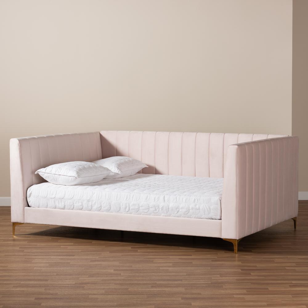 Gold Finished Full Size Daybed. Picture 14