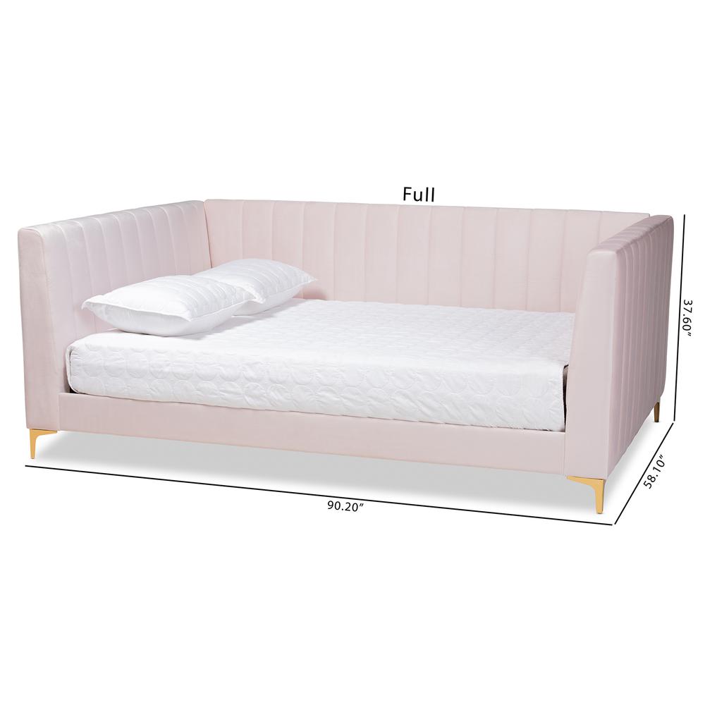 Gold Finished Full Size Daybed. Picture 15