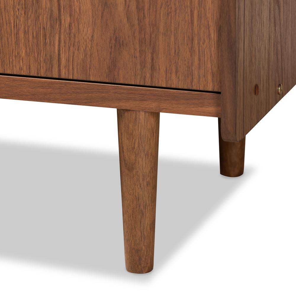 Grey Gradient Finished Wood 2-Door Dining Room Sideboard Buffet. Picture 15