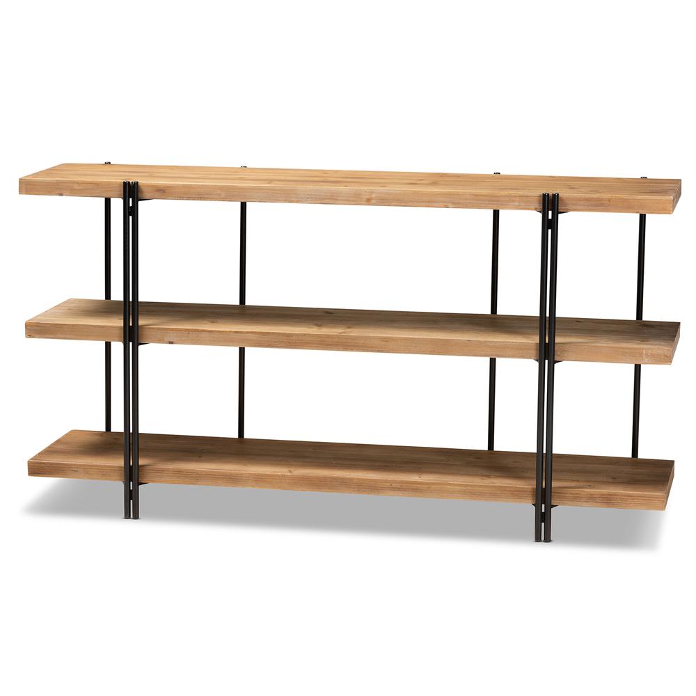 Black Finished Metal Console Table. Picture 9
