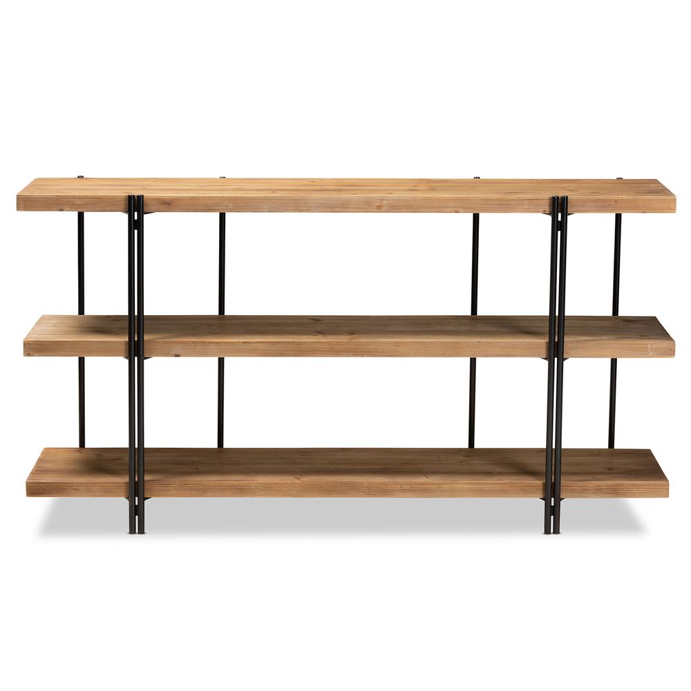 Black Finished Metal Console Table. Picture 10