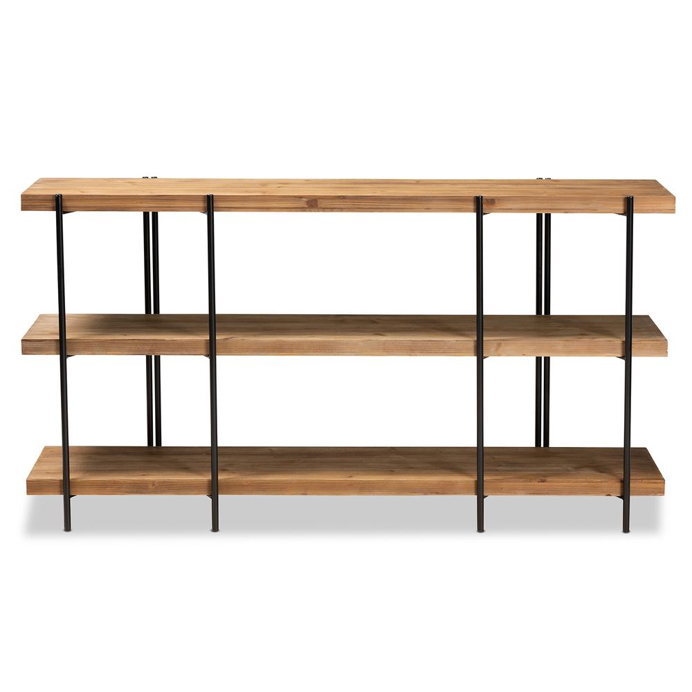 Black Finished Metal Console Table. Picture 12