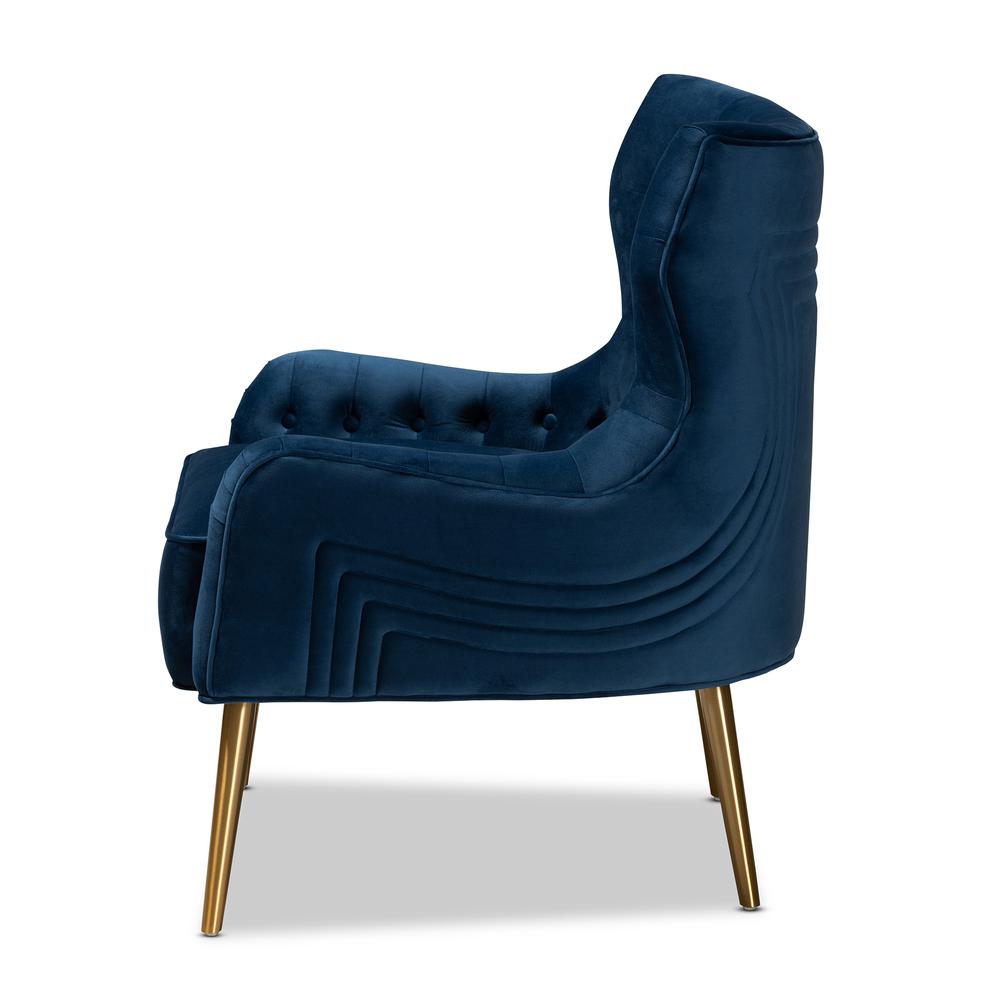 Gold Finished Metal Armchair. Picture 13