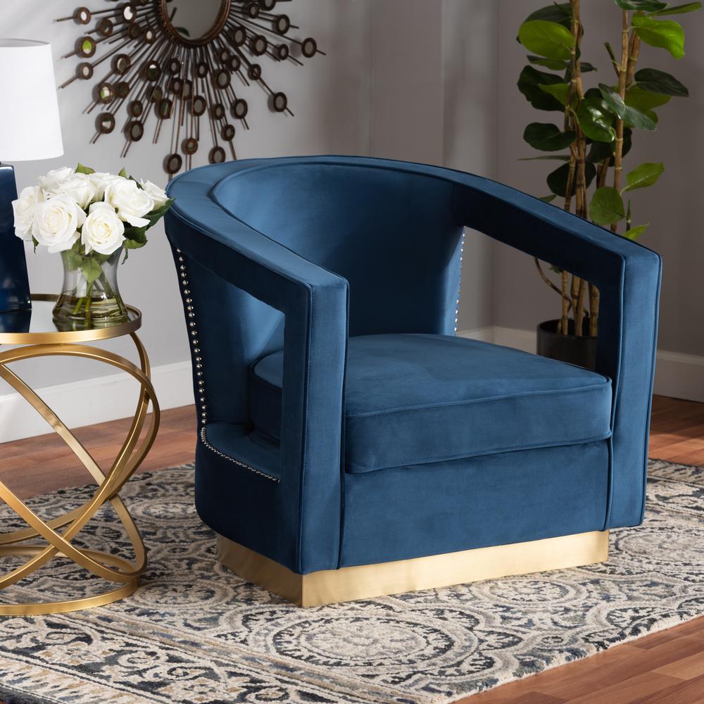 Gold Finished Metal Armchair. Picture 16