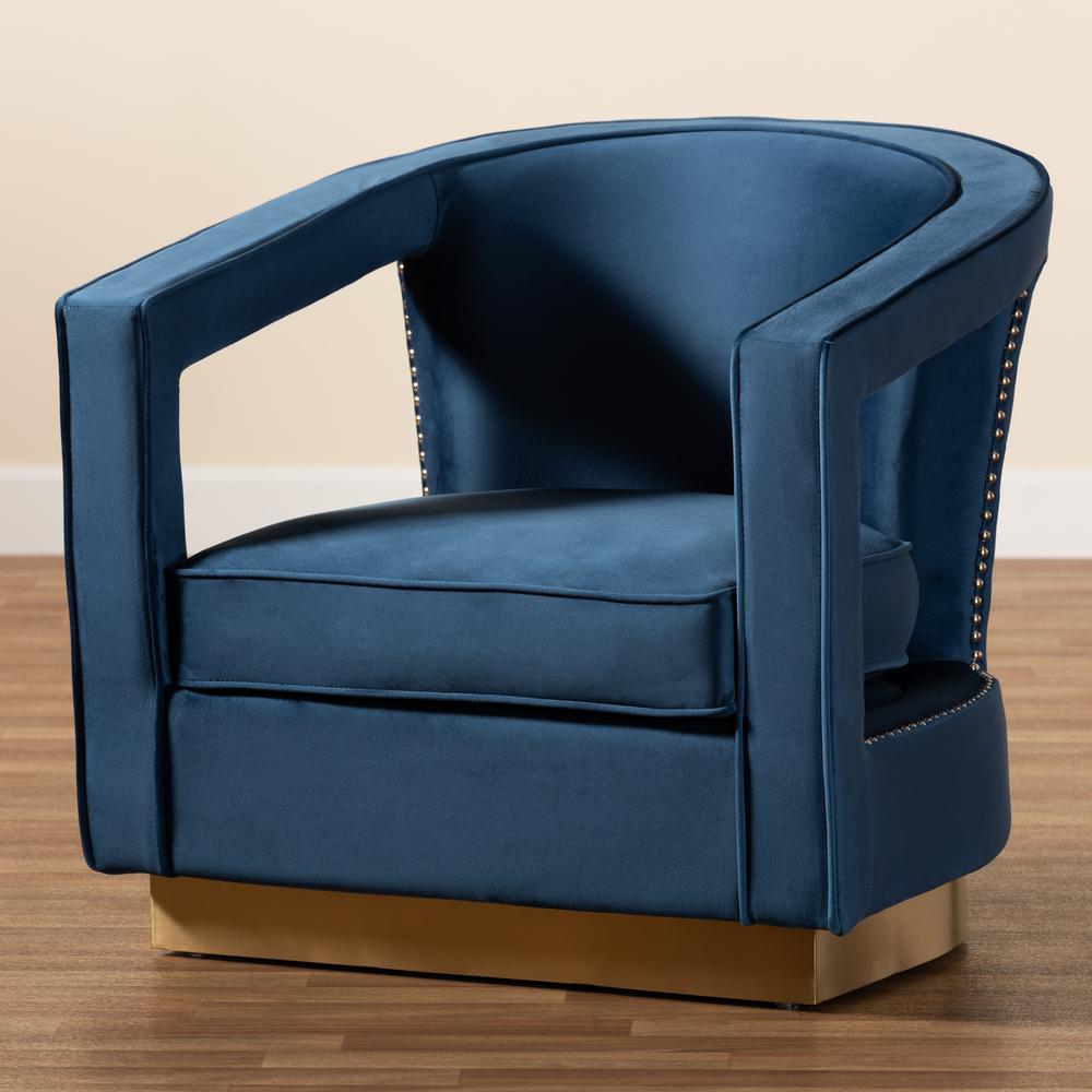 Gold Finished Metal Armchair. Picture 17