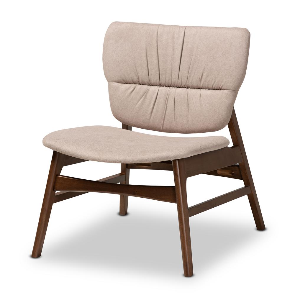 Walnut Brown Finished Wood Accent Chair. Picture 11