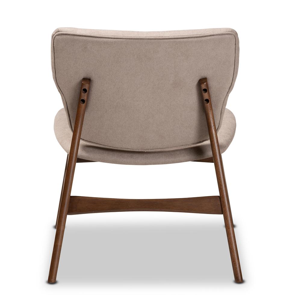 Walnut Brown Finished Wood Accent Chair. Picture 14
