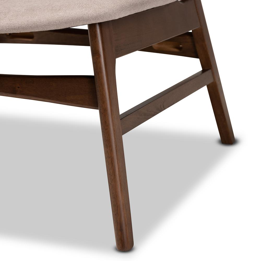 Walnut Brown Finished Wood Accent Chair. Picture 16