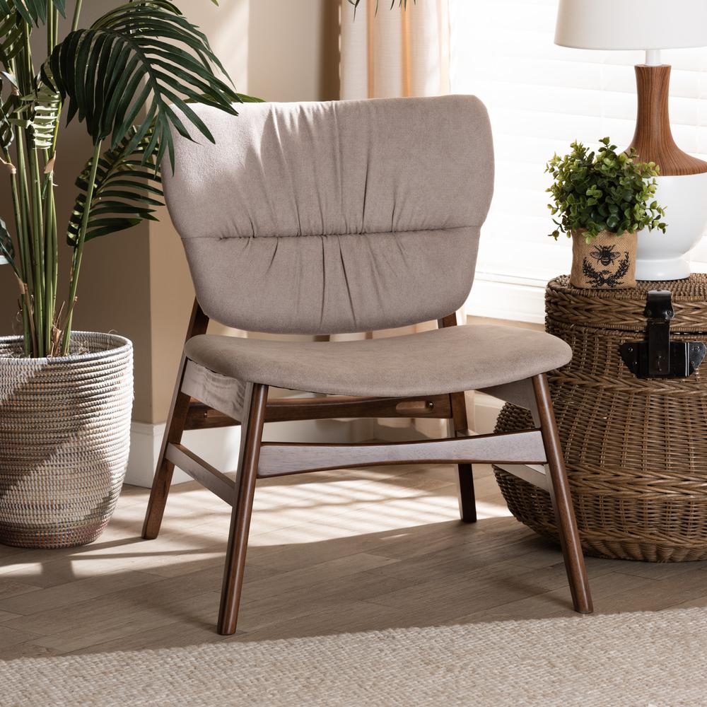 Walnut Brown Finished Wood Accent Chair. Picture 18