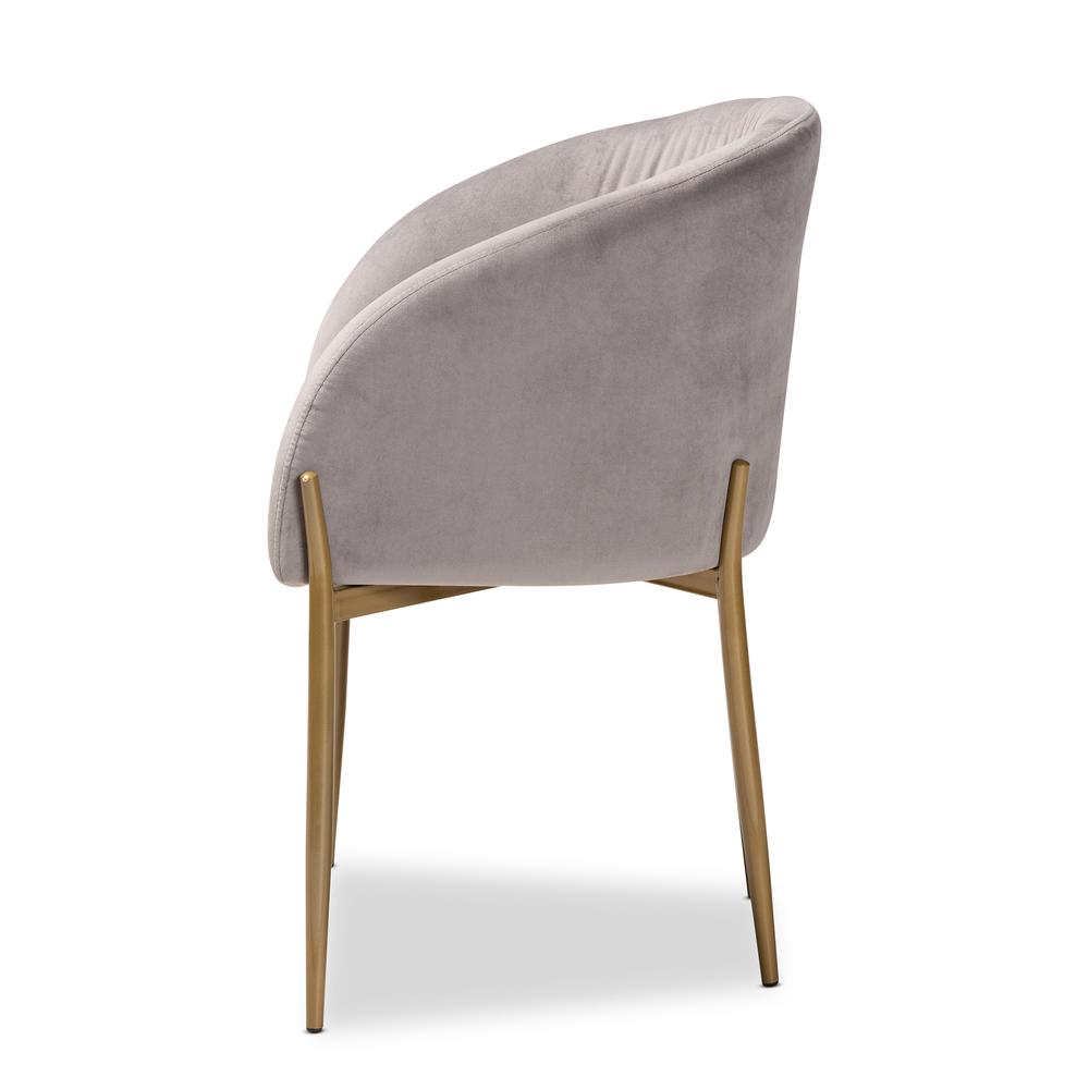 Gold Finished Metal Dining Chair. Picture 13