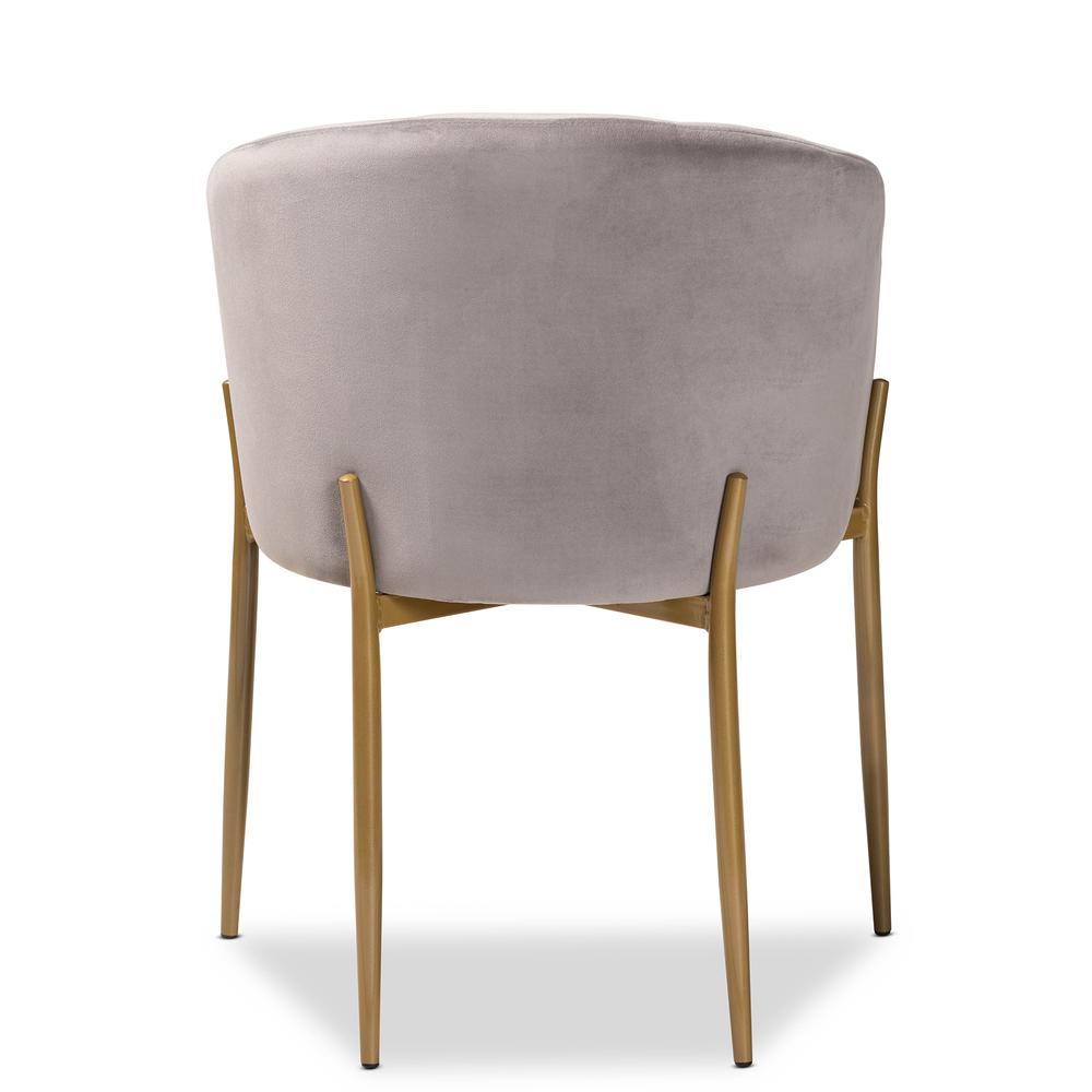 Gold Finished Metal Dining Chair. Picture 14