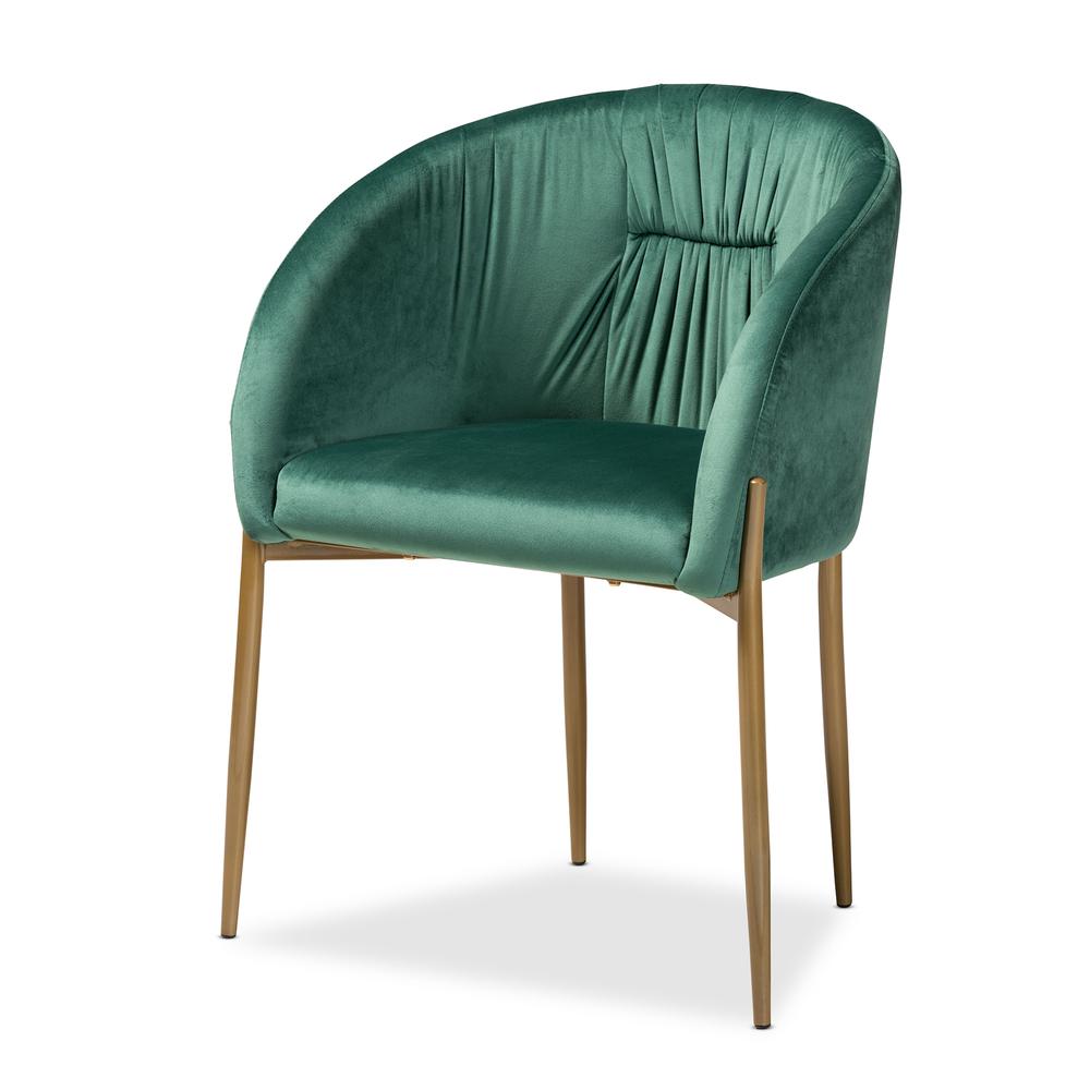 Gold Finished Metal Dining Chair. Picture 11