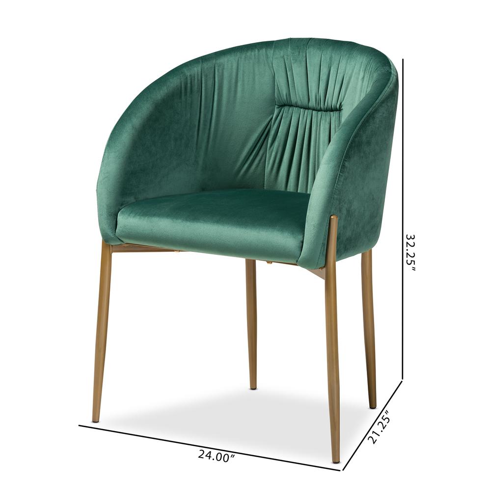 Gold Finished Metal Dining Chair. Picture 20