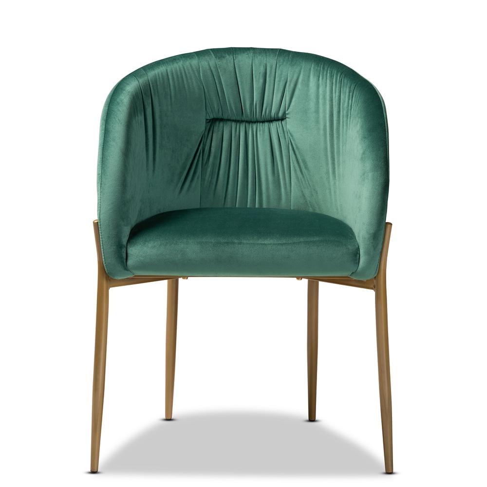 Gold Finished Metal Dining Chair. Picture 12