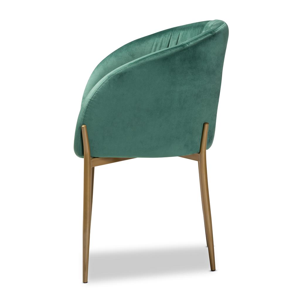 Gold Finished Metal Dining Chair. Picture 13