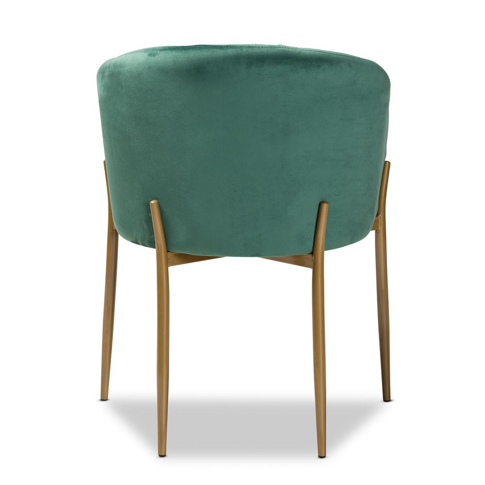 Gold Finished Metal Dining Chair. Picture 14