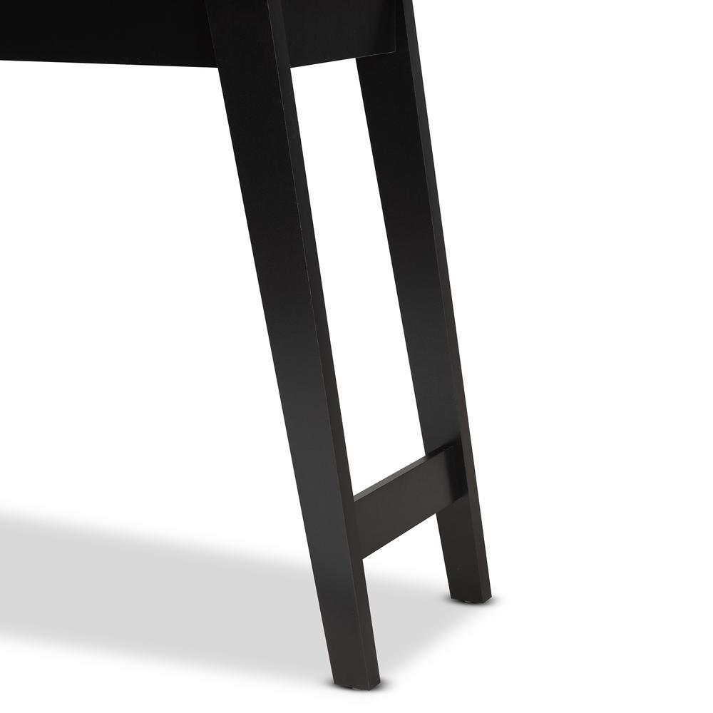Wales Modern and Contemporary Light Brown Finished Wood 1-Drawer Console Table. Picture 17
