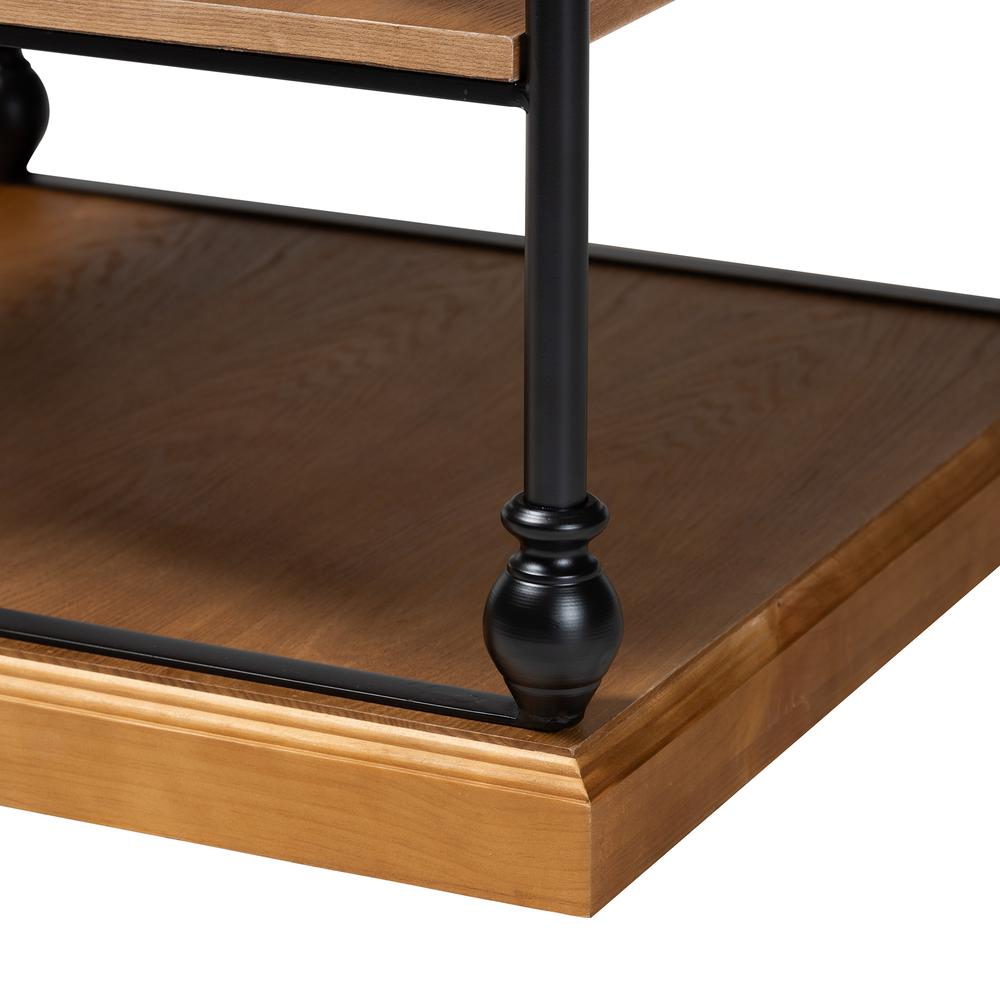Black Metal 3-Tier End Table. Picture 12