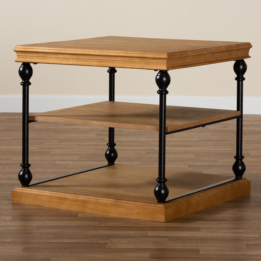 Black Metal 3-Tier End Table. Picture 15