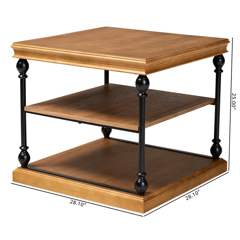 Black Metal 3-Tier End Table. Picture 16