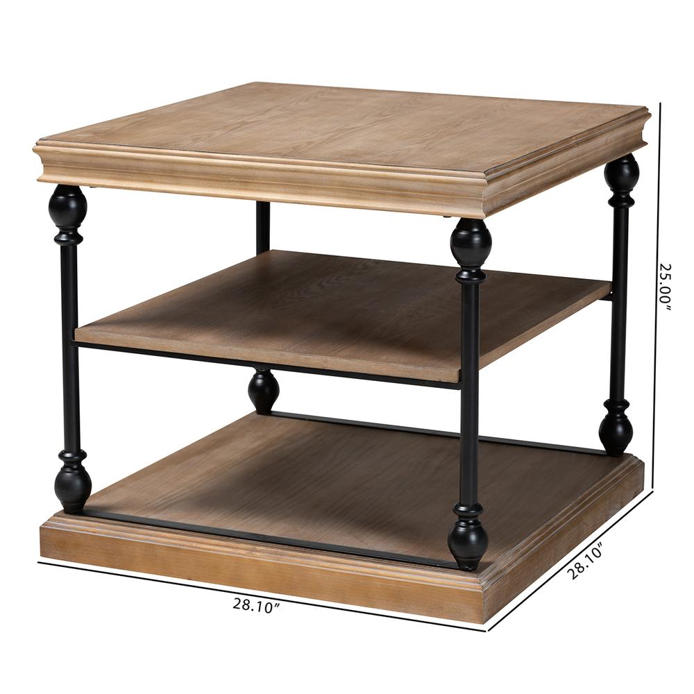 Black Metal 3-Tier End Table. Picture 16