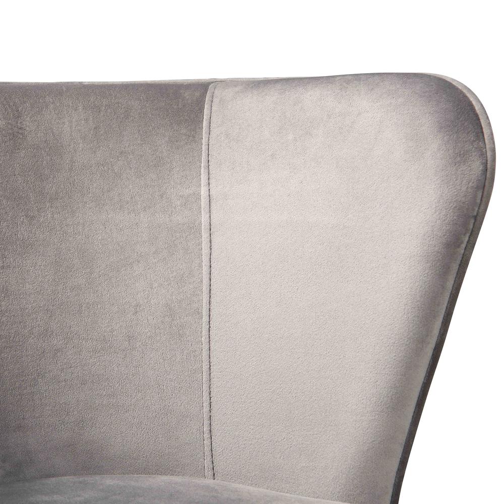 Rose Gold Finished Metal 2-Piece Dining Chair Set. Picture 13