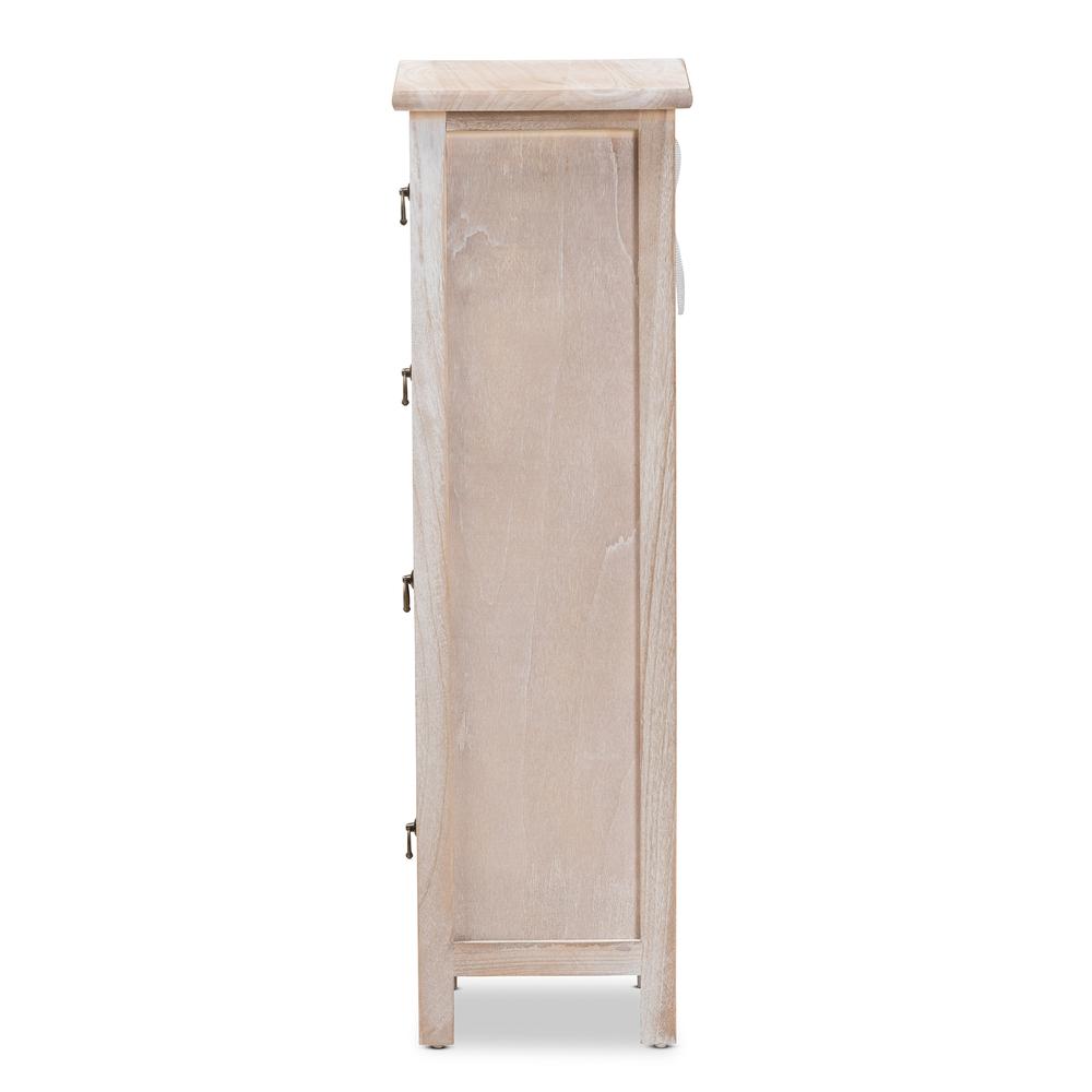 Seanna Modern and Contemporary Multi-Colored Wood 4-Drawer Storage Unit. Picture 14