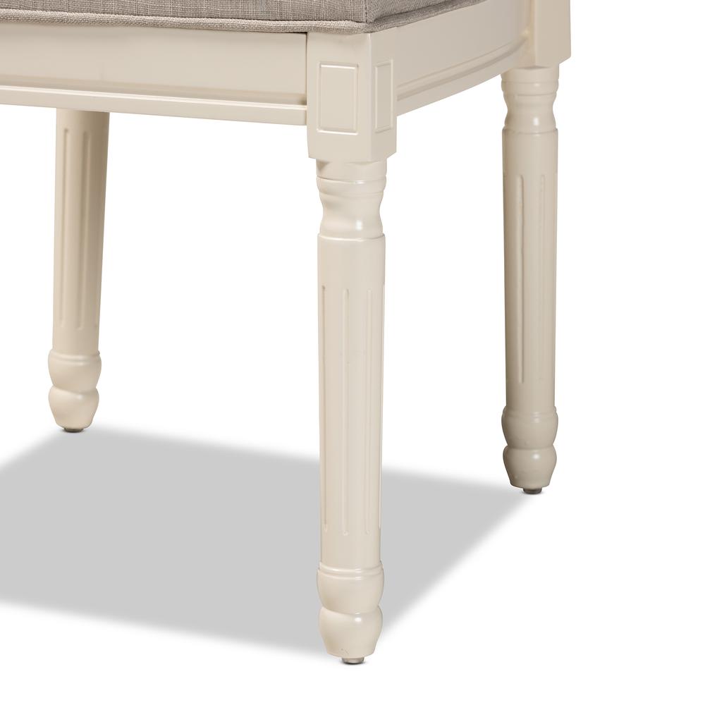 White Finished Wood 2-Piece Dining Chair Set. Picture 14