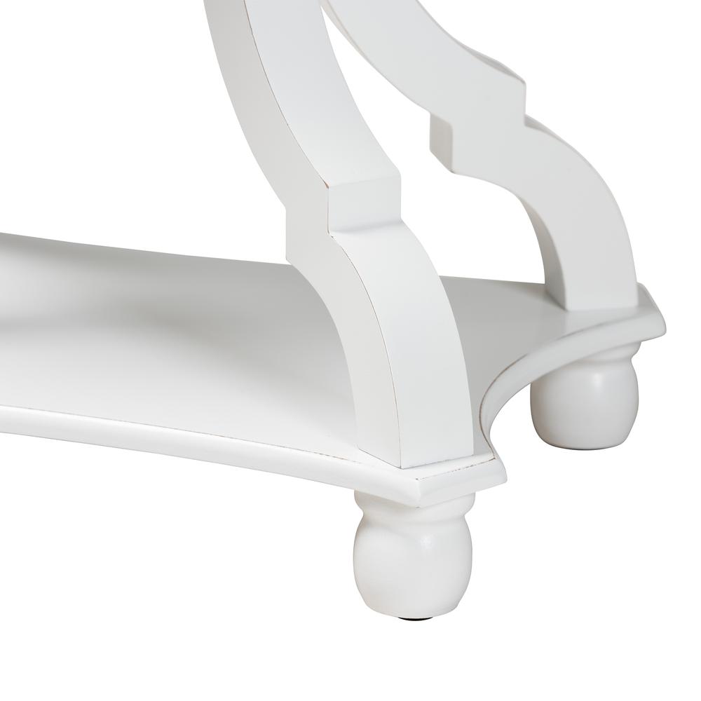 Baxton Studio Cianna Classic and Traditional White Wood End Table. Picture 14