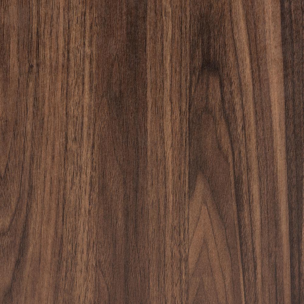 Sadia Modern Walnut Brown Finished Wood and Black Metal 1-Drawer End Table. Picture 17
